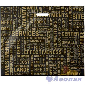 П-выр.ручка 60х50-70мкм Графика черный (50/250) Интер