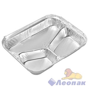 Форма алюм. прямоуг.Lamina 3-х. секцион. C3 L-край (900мл) h=42мм 225х170 (125шт/4уп) Y2909801
