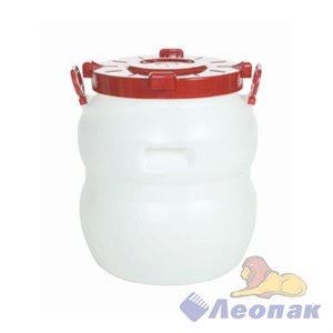Бочка 50 л с широким горлом (белая) Р 14459