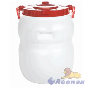 Бочка 60 л с широким горлом (белая) Р 14466