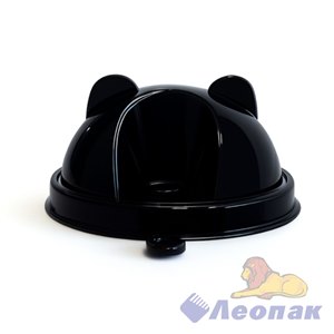 Крышка купольная D=90 САТ черная (45шт/900шт) СП