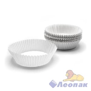 Тарталетки круг 9-W (белая), 70*25 мм (1000/12уп)