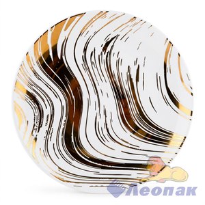 Тарелка Complement пластиковая d=230мм белая Golden Stream (6шт/1уп) 95 637