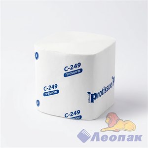 Туалетная бумага PROtissue 2х-сл., листовая (250шт/40уп) С249