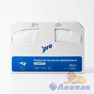 Индивидуальные туалетные покрытия на унитаз Protissue 1сл. р-р. 410*370 (250шт/уп/10уп) С389