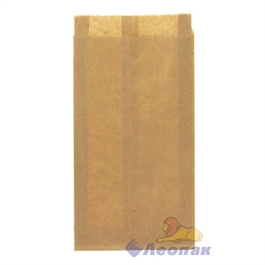Пакет бумажный 210х110х30мм  (100шт/уп) КРАФТ Б/П