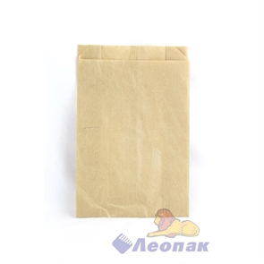 Пакет бумажный 225*140*60 КРАФТ коричневый (100/2500шт) Б/П /Альянс