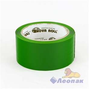 Скотч 48х66м зеленый Nova Roll арт. 204 (36шт)