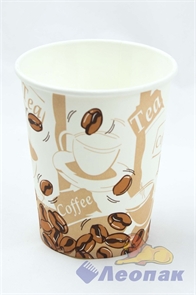 Стакан бумажный 250мл (50шт/20уп) Coffee TEA/ СНЯТ С ПР-ВА
