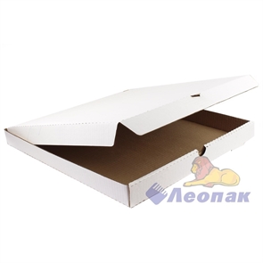 Коробка под пиццу 400х400х40 (50шт/1уп) белая