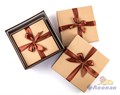 Набор подарочных коробок 3в1 (210х210х110,190х190х90,170х170х70) с бантом капучино/шоколадный 1902/118 - фото 11837 Набор подарочных коробок 3в1 (210х210х110,190х190х90,170х170х70) с бантом капучино/шоколадный 1902/118 - фото 11837