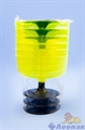 Креманка  Кристалл  200мл желтая (6шт/36уп/216шт) на съемной ножке - фото 12155