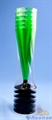 Бокал для шампанского 150мл  Конус  зеленый (низкая черная ножка)(6шт=1уп/65уп) арт.1010 - фото 12159