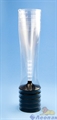 Бокал для шампанского 150 мл  Конус  прозрачный (низкая черная ножка)(6шт=1уп/65уп) арт.1010 - фото 12161