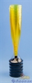 Бокал для шампанского 100мл  Флютэ  желтый (низкая черная ножка)(6шт=1уп/75уп) арт.1009 - фото 12172