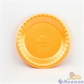 Тарелка банкетная вспененная D 225 оранжевая (100шт/1200 шт) - фото 12329