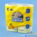 Туалетная бумага Snow Lama 2сл., желтая (4шт/12уп) - фото 16972