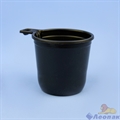 Чашка кофейная 200мл одноцветная(черная) (50/1250) /ИнтроПластик - фото 18267