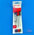 Ручки шариковые BRAUBERG , набор 4шт (2 синих, 1 черная, 1 красная) 0,7мм,141035 - фото 23939