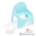 Горшок (стульчик) туалетный (голубой) (уп.6) М1326 - фото 25989