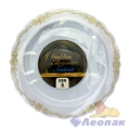 Тарелка Complement пластиковая белая Golden Elegance d=230мм