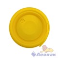 Кофейная крышка с питейником желтая, диаметр 80 мм (50шт/20уп) 3017Ж 700/106 - фото 28469