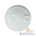 Кофейная крышка с питейником белая, диаметр 90 мм  (50шт/16уп) 3014Б 700/109 - фото 28472