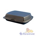 Ланч-бокс вспен.  LB 81 тпВ(М) ЧЕРНЫЙ.односекционный 247*206*70 (200шт) 1467/2 - фото 38476