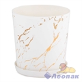 Горшок цветочный "Мрамор" 1,8л