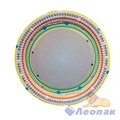 Тарелка картонная d=230мм Орбита фантазии (100шт/1уп) / ЭКО