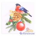 Салфетка Лилия 33х33см, 2х-сл.Снегирь (20шт/15уп)  1609/127 - фото 47076