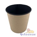 Круглый контейнер черный OSQ ROUND BOWL 500 BLACK WOOD (600 шт./кор.) 7095/629 - фото 47684