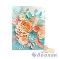 L292 Пакет ЛЮКС Цветы 3D 26х32х10 микс 4 дизайна (360/12шт)  292/360 - фото 47787