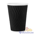 Стакан бумажный 500мл Impresso Black 2х.сл (20шт/20уп) NDW20/ 5216