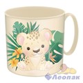 Кружка детская 280мл с декором "Джунгли"  (светло-бежевый) (36) Хомвер 11414 9000/414 - фото 48453