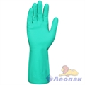 Перчатки DOG N038 нитриловые c хб напылением, хим.ст L