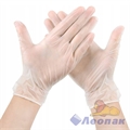 Перчатки виниловые Household Gloves  L   (50пар/10уп) 380/031 - фото 49099