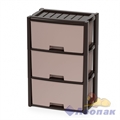Комод "Колорит" 3-х секцион.(венге) 475х300х710 мм (уп.1)