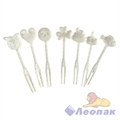Шпажки для канапе 6см МИКС (100шт/1уп/20уп) прозрачные