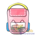 P78 Пакет с zip-lock застежкой РАНЕЦ розовый 18х21см (1уп/50шт)