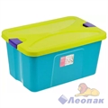 Ящик для игрушек СЕКРЕТ (Бирюзовый) МП М 2597 - фото 49582