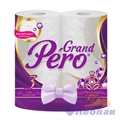 Бумага туалетная GrandPero Роскошный аметист 3х-сл.(4шт/12уп)