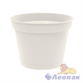 Горшок для цветов "Mint" D185мм, 2,3л с поддоном (светло-бежевый) Хомвер 16120