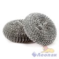 Губка металлическая для посуды спиральная 20гр (12шт/уп/600шт) Аквамаг СП-101