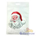 P145 Пакет вырубная ручка с zip-lock застежкой 20х30см (1уп/50шт/2500шт) НГ микс 3 дизайна