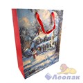 N1074 Пакет НГ люкс с блестками 30х40х12 (240/12шт)