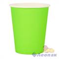 Стакан бумажный 250мл ЗЕЛЕНЫЙ (50/1000) /Л