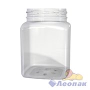 Банка ПЭТ "Квадратная" 0,65л (уп.84) арт2248