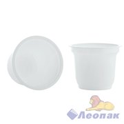 Стаканчик РР МОЛОЧНЫЙ б/крышки 95/200Л БЕЛЫЙ ТЮЛЬПАН"Л"001165 (1248) УпаксЮнити