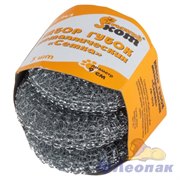 Набор губок металлических "Рыжий кот" 3 шт./уп SM-04/3 (90)